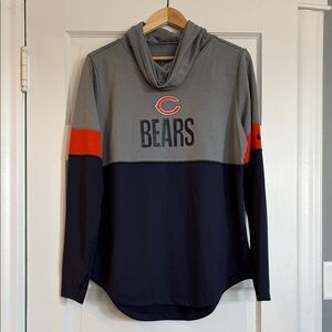 Nike Chicago Bears Gray and Navy Hoodie